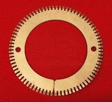 product MBO/Stahl/Baum Split Perf 80T 35mm Shaft