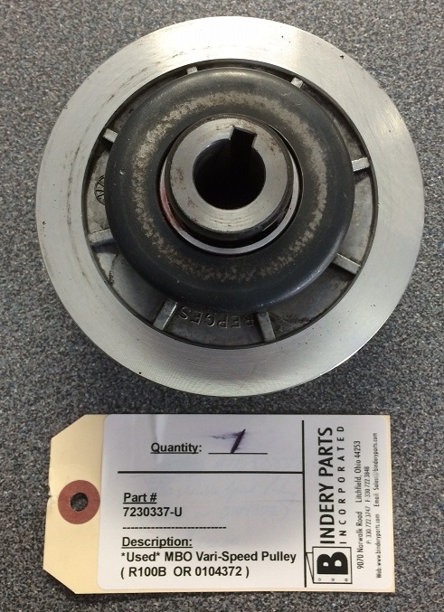 product MBO Variable Speed Pulley<br>R100B  0104372