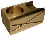 product Polar Sliding Bronze Guide Block Measures 1.535" x 2.018" x 3-3/8" long