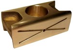 product Polar Sliding Bronze Guide Block Measures 1.535" x 2.018" x 4" long