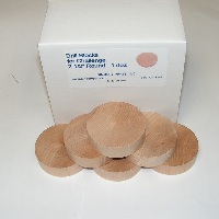 product Challenge Round Drill Blocks 2-1/2" x 3/4" Thick 1 Dozen Per Pack
